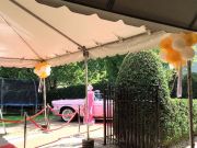 Balloon Stars in Tent