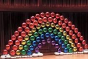 Rainbow Foil Arch